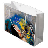 Ophelie, Redon Große Geschenktüte (Rückseite Schrägansicht)