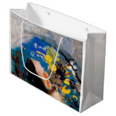 Ophelie, Redon Große Geschenktüte (Vorderseite Schrägansicht)