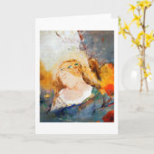 Ophelie, Redon Karte (Gelbe Blume)