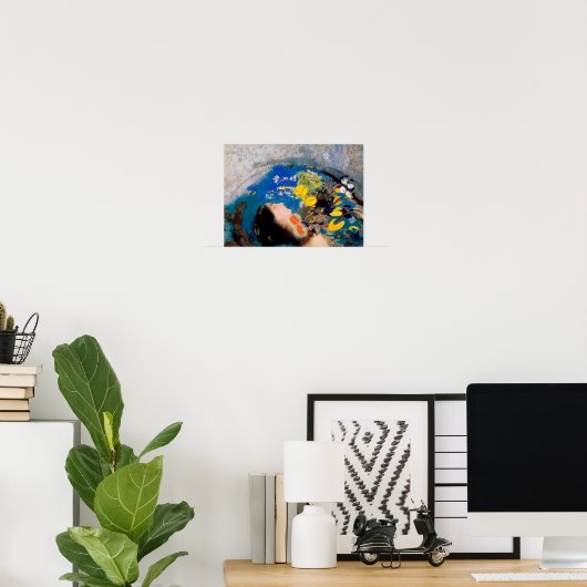 Ophelie, Redon Poster (Heimbüro)