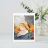 Ophelie, Redon Postkarte (Stehend Vorderseite)