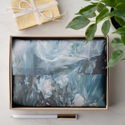 Ophelie Umgeben von Blume Decoupage Seidenpapier (Geschenk)