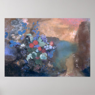 Ophelie unter den Blume, c.1905-8 Poster