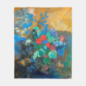 Ophelie unter den Blume, Redon Fleecedecke (Vorderseite)