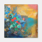 Ophelie unter den Blume, Redon Magnet (Vorne)