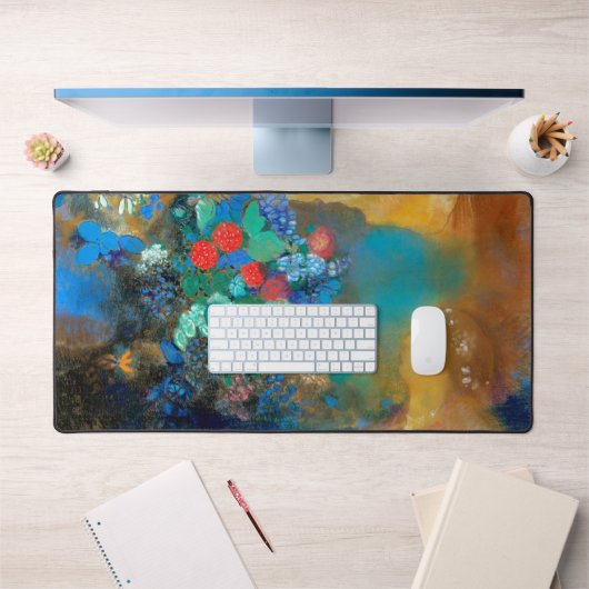 Ophelie unter den Blume, Redon Schreibtischunterlage (Büro 1)