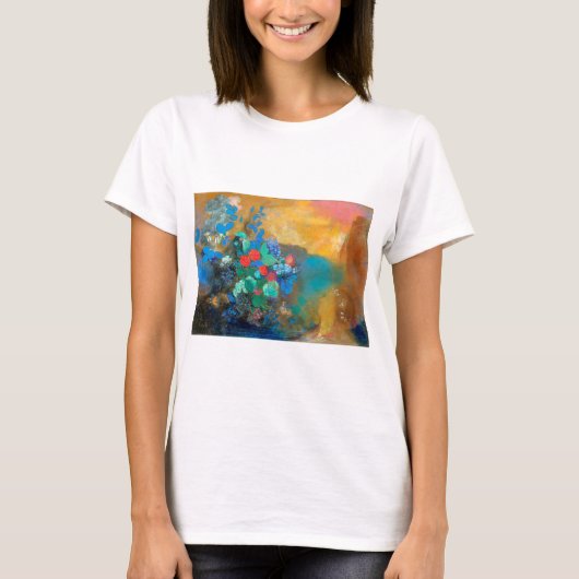 Ophelie unter den Blume, Redon T-Shirt (Vorderseite)