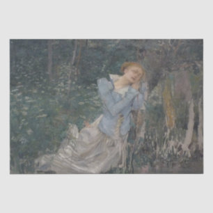 Ophelie (Wehende Frau) (von Jules Bastien-Lepage) Seidenpapier