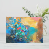 Ophelie Zu den Blume | Odilon Redon (Stehend Vorderseite)