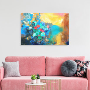 Ophelie Zu den Blume   Odilon Redon Leinwanddruck