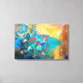 Ophelie Zu den Blume | Odilon Redon Leinwanddruck (Vorderseite)