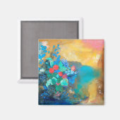 Ophelie Zu den Blume | Odilon Redon Magnet (Vorderseite/Rückseite)