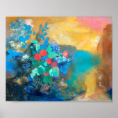Ophelie Zu den Blume | Odilon Redon Poster (Vorne)