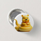 Ophidiophobie Gewinner des Pooh 1 Button (Vorne & Hinten)