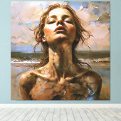 "Ophira"-Fragmente des Meeres Leinwanddruck (Insitu (Holzboden))