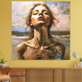 "Ophira"-Fragmente des Meeres Leinwanddruck (Insitu (Wohnzimmer))