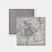 Ophiuchus oder Serpentarius, aus "A Celestial Atla Magnet (Vorderseite/Rückseite)
