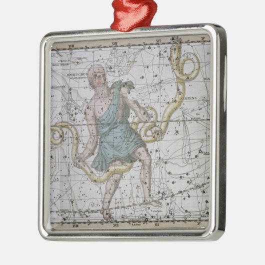 Ophiuchus oder Serpentarius, von 'einem Ornament Aus Metall (Links)