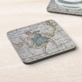 Ophiuchus oder Serpentarius, von 'einem Untersetzer (Linke Seite)