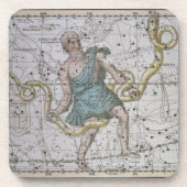 Ophiuchus oder Serpentarius, von 'einem Untersetzer (Vorderseite)