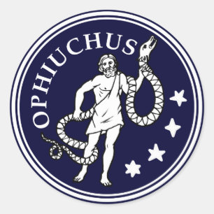 Ophiuchus Runder Aufkleber