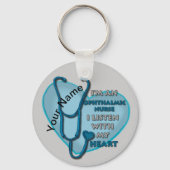 Ophthalmische Krankenschwester Schlüsselanhänger (Vorderseite)