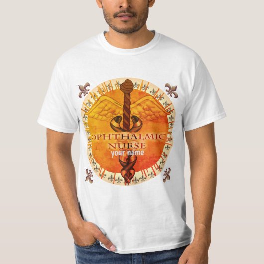 Ophthalmische Krankenversorgung Caduceus T-Shirt (Vorderseite)