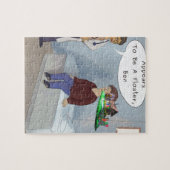 Ophthalmologe findet einen Paradeaugenfloater Puzzle (Horizontal)