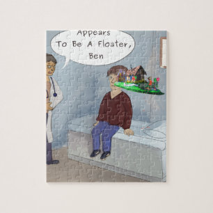 Ophthalmologe findet einen Paradeaugenfloater Puzzle