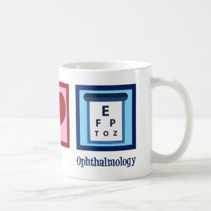 Ophthalmologe Peace Liebe Ophthalmology Kaffeetasse