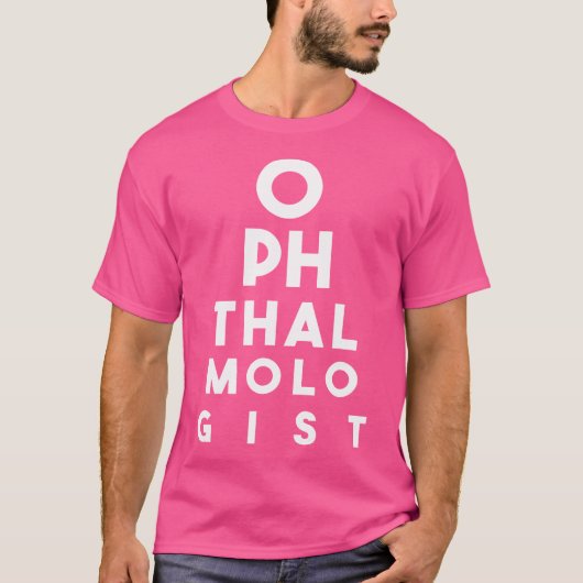 Ophthalmologe T-Shirt Funny Gift für Männer Frauen (Vorderseite)
