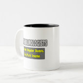 Ophthalmologen ...klüger zweifarbige tasse (Vorderseite Links)