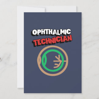 Ophthalmologie Feiertagskarte