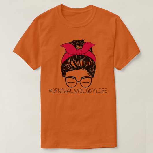 Ophthalmologie Leben Messing Haare Augen Gesundhei T-Shirt (Design vorne)