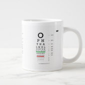 Ophthalmologie Pearls Visuell Acuity Jumbo Tasse (Rechts)