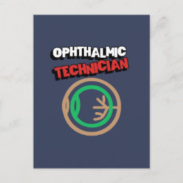 Ophthalmologie Postkarte