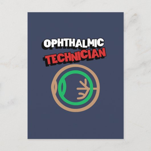 Ophthalmologie Postkarte (Vorderseite)