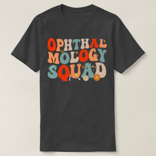 Ophthalmologie Squad Retro Style 2 T-Shirt (Design vorne)