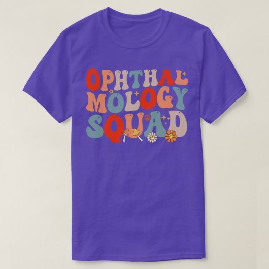 Ophthalmologie Squad Retro Style T-Shirt (Design vorne)