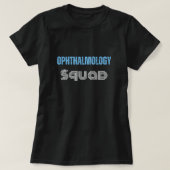 Ophthalmologie Zitat lustig mit texturiertem Text T-Shirt (Design vorne)