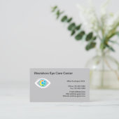 Ophthalmologin Eye Doctor Business Cards Visitenkarte (Stehend Vorderseite)
