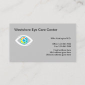 Ophthalmologin Eye Doctor Business Cards Visitenkarte (Vorderseite)