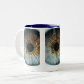 OPHTHALMOLOGIST 2-TON TASSEN-KAFFEE-TEE ZWEIFARBIGE TASSE (Vorderseite Links)