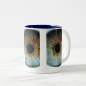 OPHTHALMOLOGIST 2-TON TASSEN-KAFFEE-TEE ZWEIFARBIGE TASSE (VorderseiteRechts)