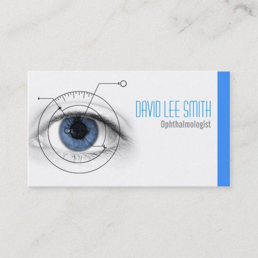 Ophthalmologist Business Card Visitenkarte (Vorderseite)