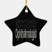 Ophthalmologist Extraordinaire Keramik Ornament (Hinten)