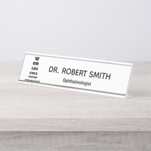 "Ophthalmologist-" Namensschild