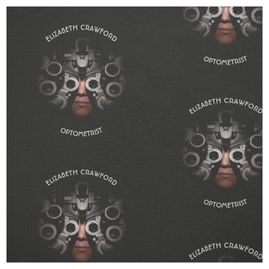 Ophthalmologist-Optometriker-Optiker-Test-Vision Stoff (Muster)