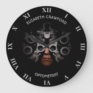 Ophthalmologist Optometrist Optician Test Vision Große Wanduhr