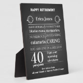 Ophthalmologist retirement gift for boss fotoplatte (Seite)